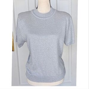 Vintage Norton McNaughton Short-Sleeve Sweater, Size Small